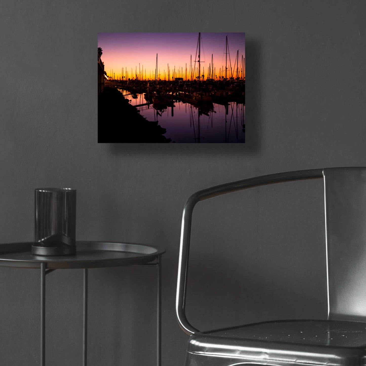 Epic Art 'Marina Twilight' by Chris Moyer, Acrylic Glass Wall Art,16x12