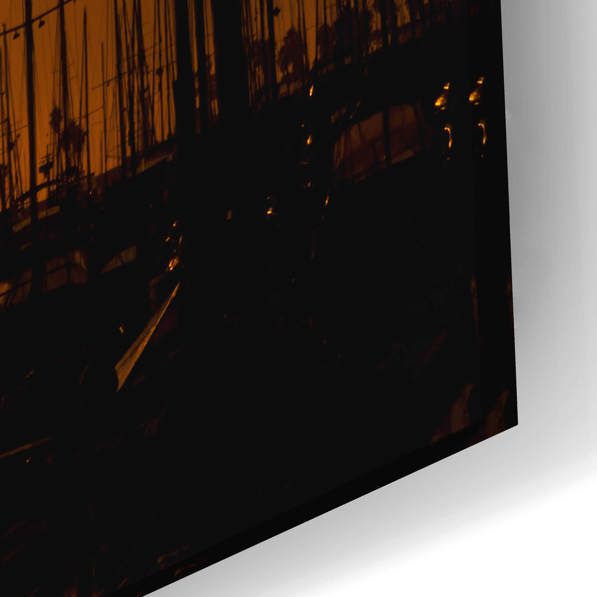 Epic Art 'Mast Sunset' by Chris Moyer, Acrylic Glass Wall Art,24x16