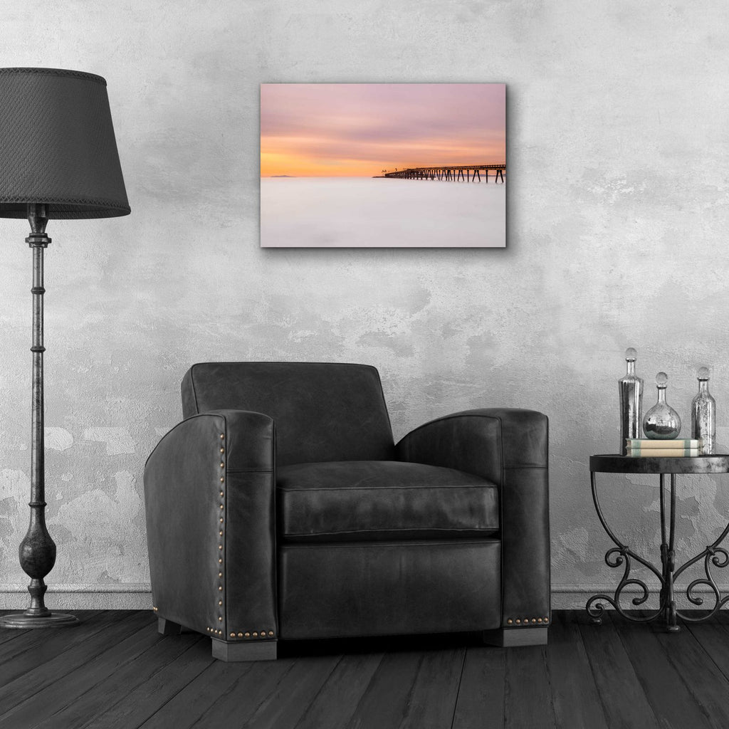 Milky Mussel Shoals by Chris Moyer - 24x16 acrylic wall art in a room