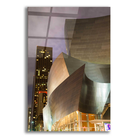 Epic Art 'Old Meets New Disney Concert Hall' by Chris Moyer, Acrylic Glass Wall Art