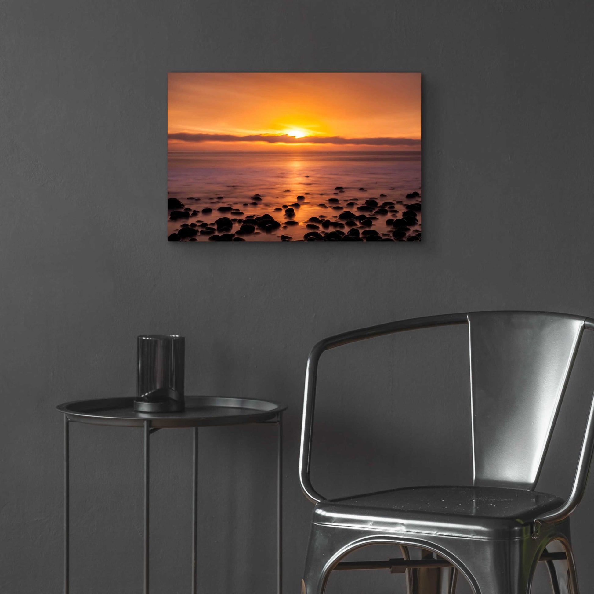 Epic Art 'Pacific Sunset' by Chris Moyer, Acrylic Glass Wall Art,24x16