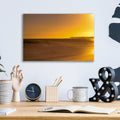 Pier Orange by Chris Moyer - 16x12 acrylic wall art in a room