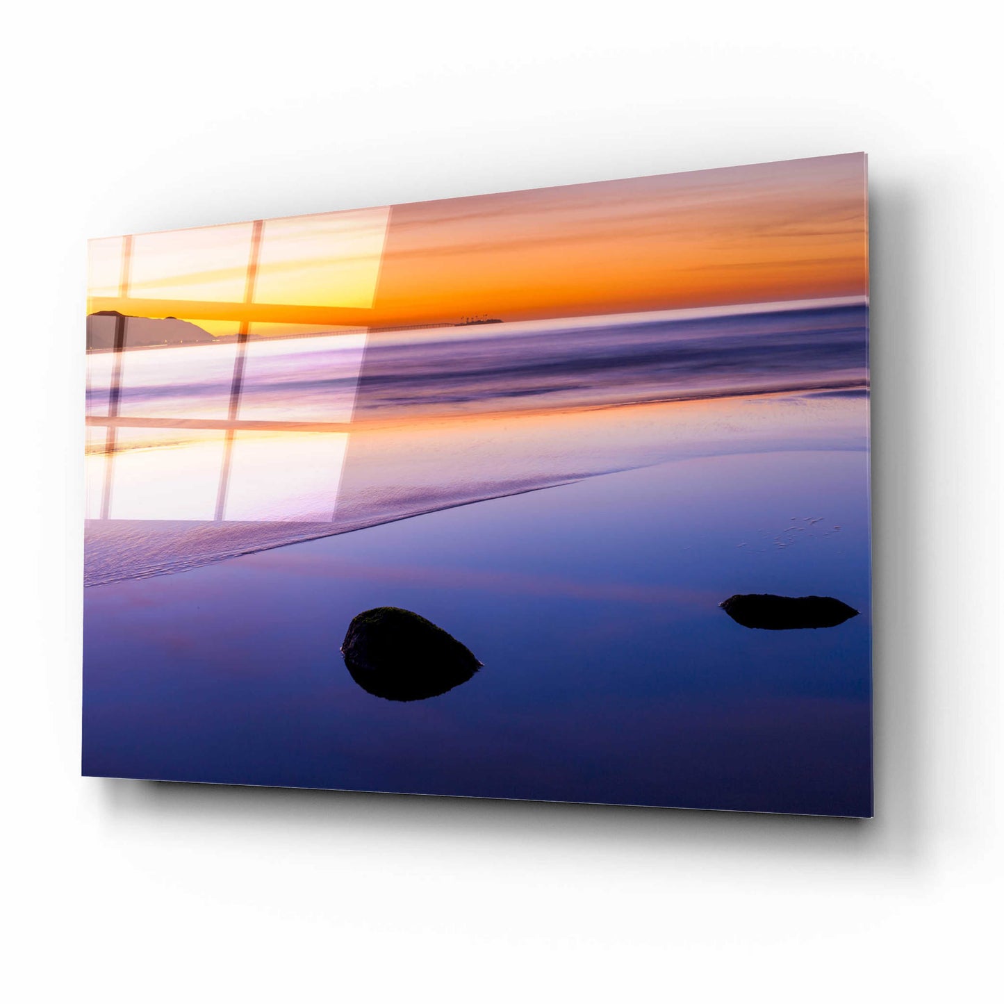 Epic Art 'Rincon Reflections' by Chris Moyer, Acrylic Glass Wall Art,16x12