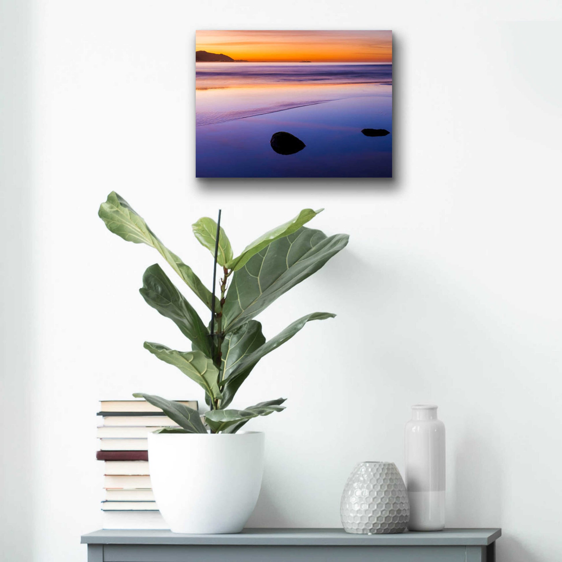 Epic Art 'Rincon Reflections' by Chris Moyer, Acrylic Glass Wall Art,16x12