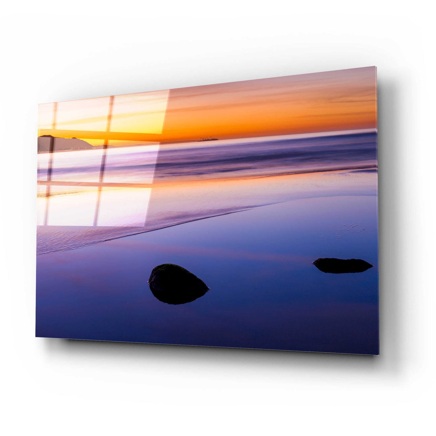 Epic Art 'Rincon Reflections' by Chris Moyer, Acrylic Glass Wall Art,24x16