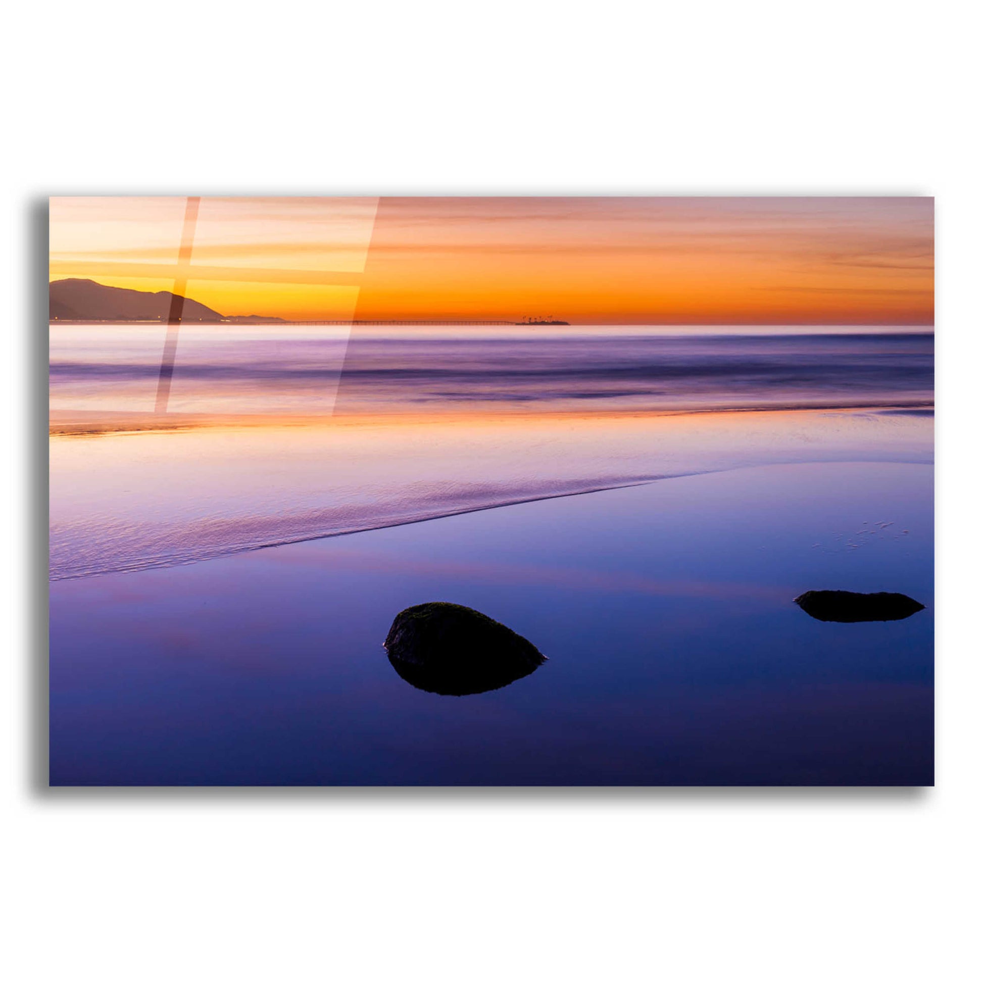 Epic Art 'Rincon Reflections' by Chris Moyer, Acrylic Glass Wall Art,24x16