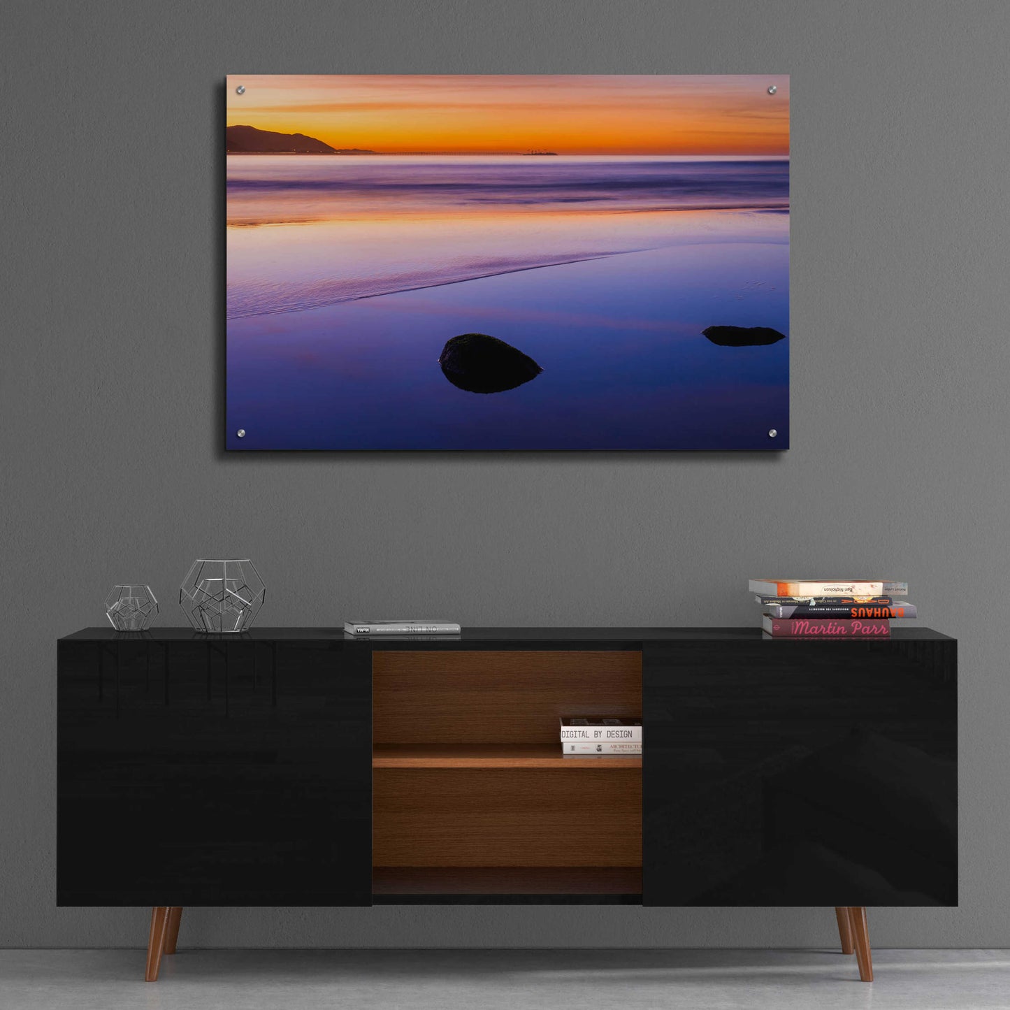 Epic Art 'Rincon Reflections' by Chris Moyer, Acrylic Glass Wall Art,36x24