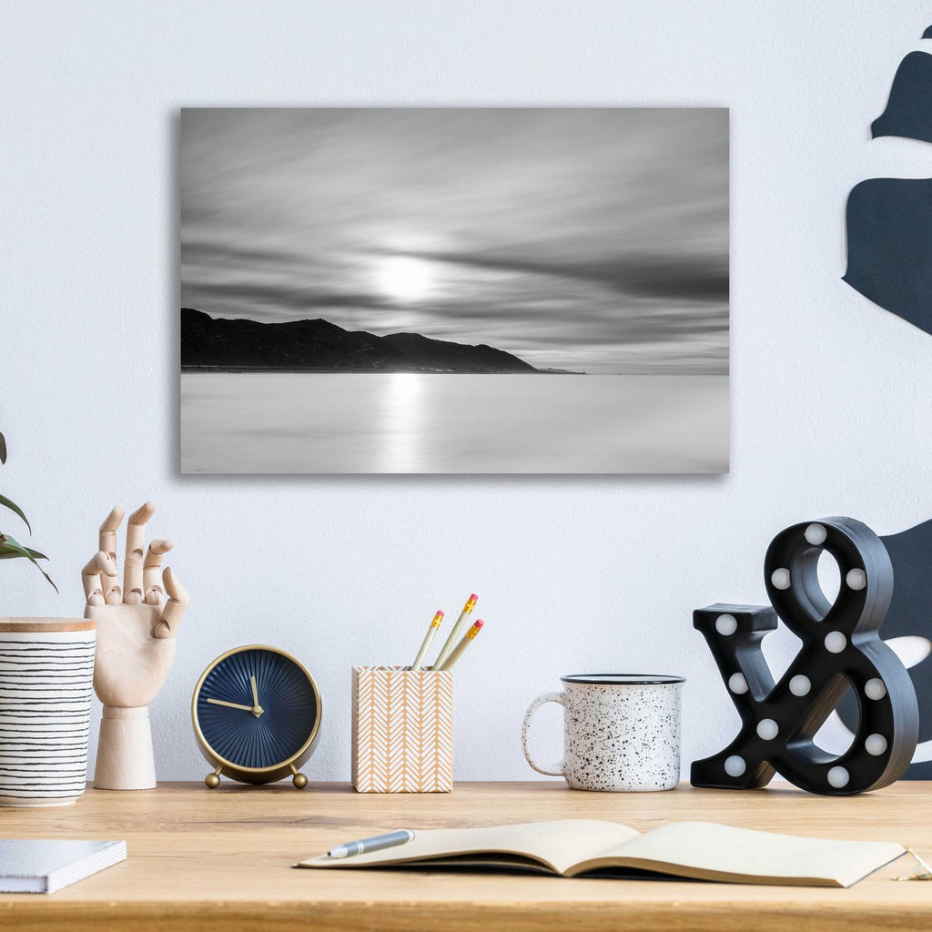 Smooth Sunrise by Chris Moyer - 16x12 acrylic wall art in a room