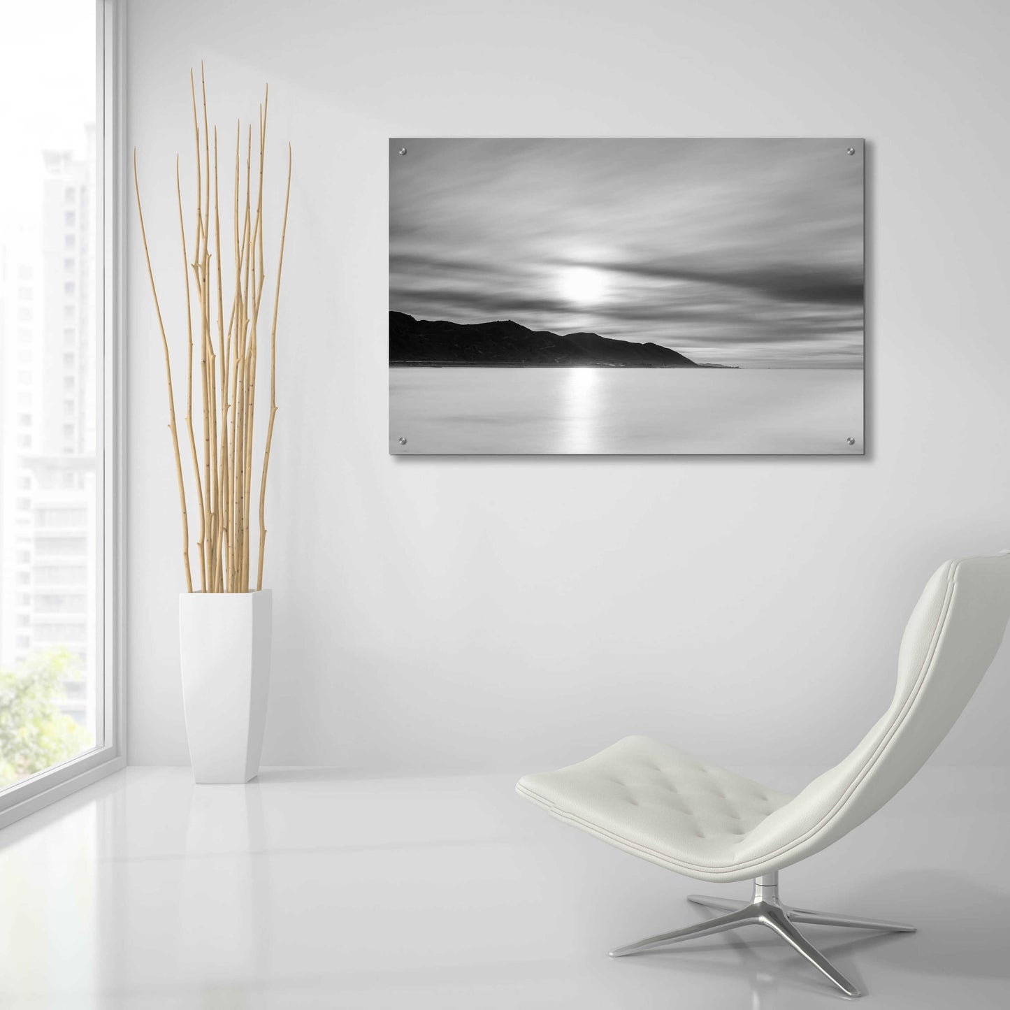 Epic Art 'Smooth Sunrise' by Chris Moyer, Acrylic Glass Wall Art,36x24