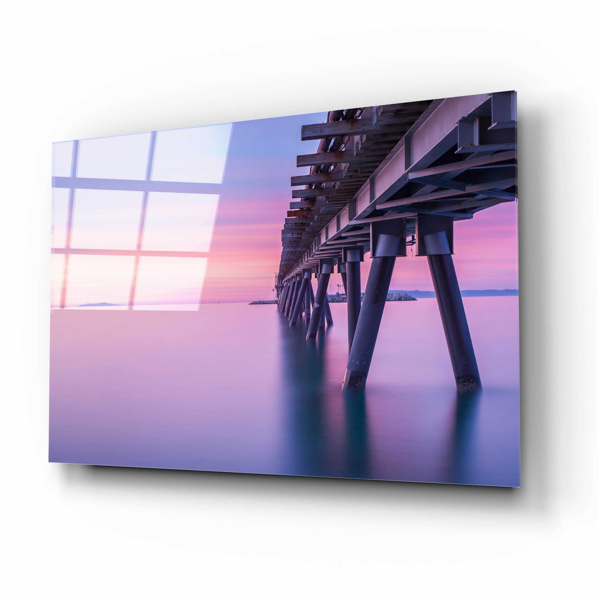 Epic Art 'Soothing Sunrise' by Chris Moyer, Acrylic Glass Wall Art,16x12