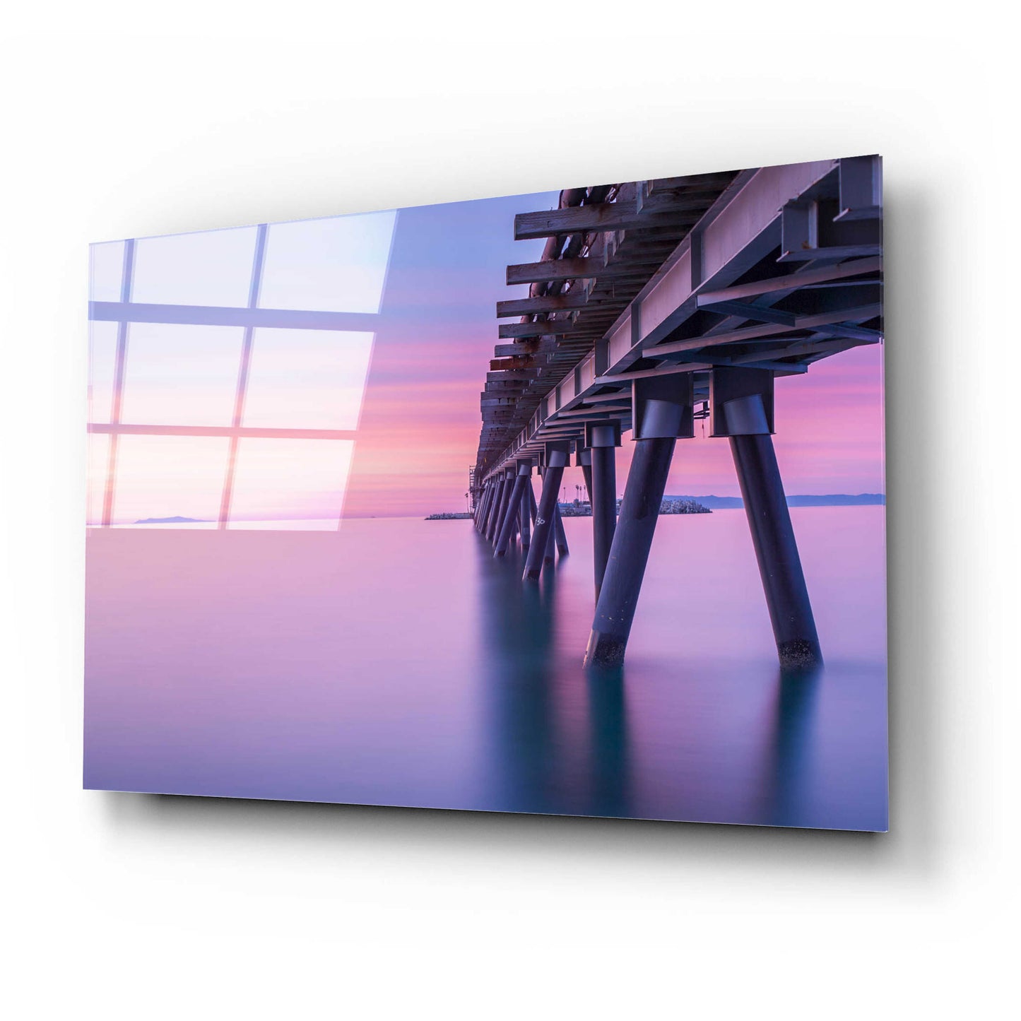 Epic Art 'Soothing Sunrise' by Chris Moyer, Acrylic Glass Wall Art,24x16