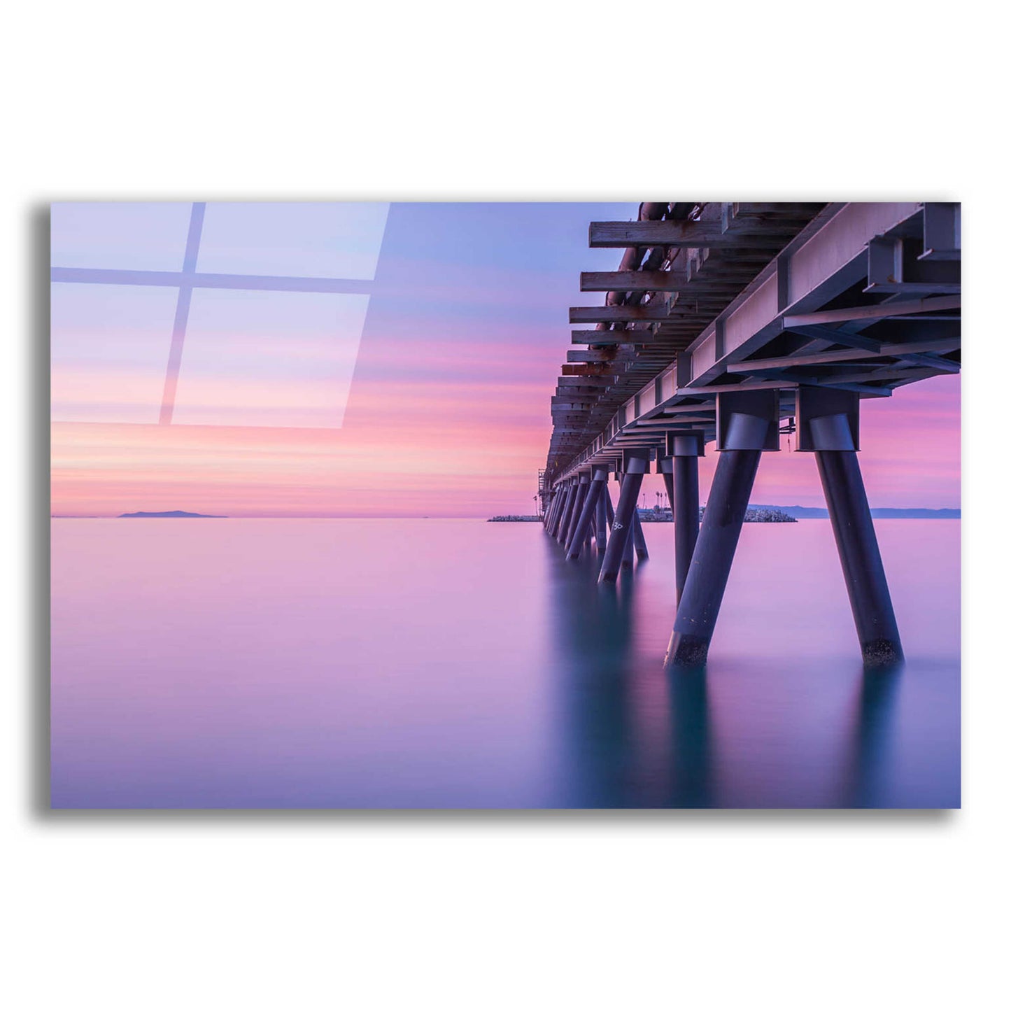 Epic Art 'Soothing Sunrise' by Chris Moyer, Acrylic Glass Wall Art,24x16