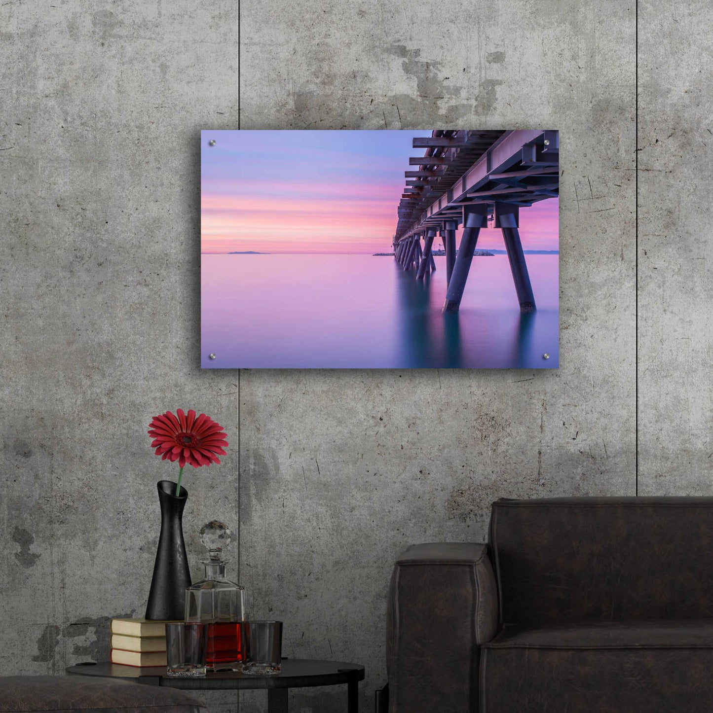 Epic Art 'Soothing Sunrise' by Chris Moyer, Acrylic Glass Wall Art,36x24