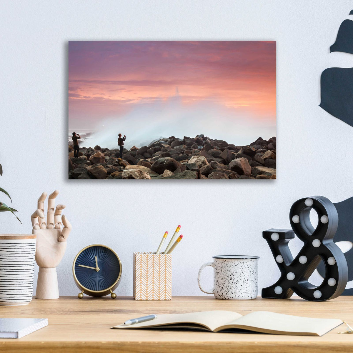 Stand Back by Chris Moyer - 16x12 acrylic wall art in a room