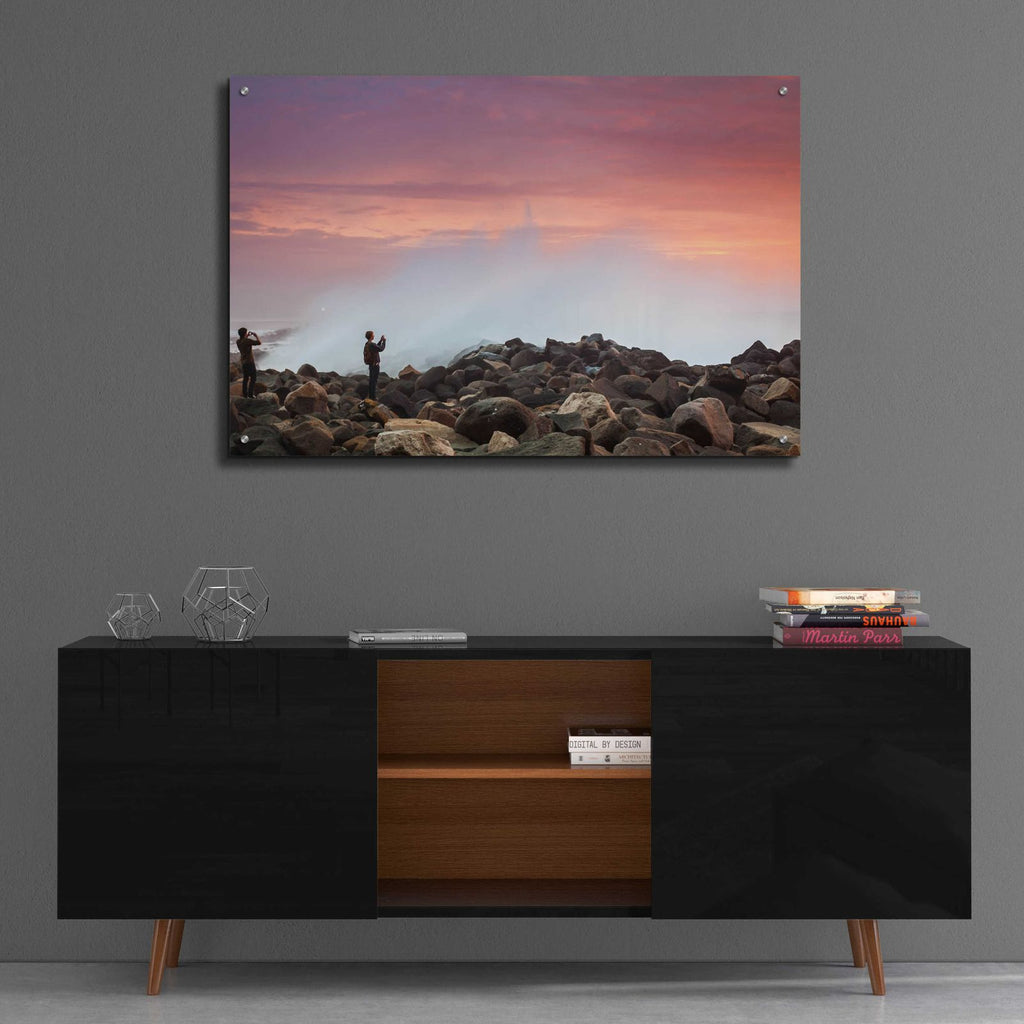 Stand Back by Chris Moyer - 36x24 acrylic wall art in a room