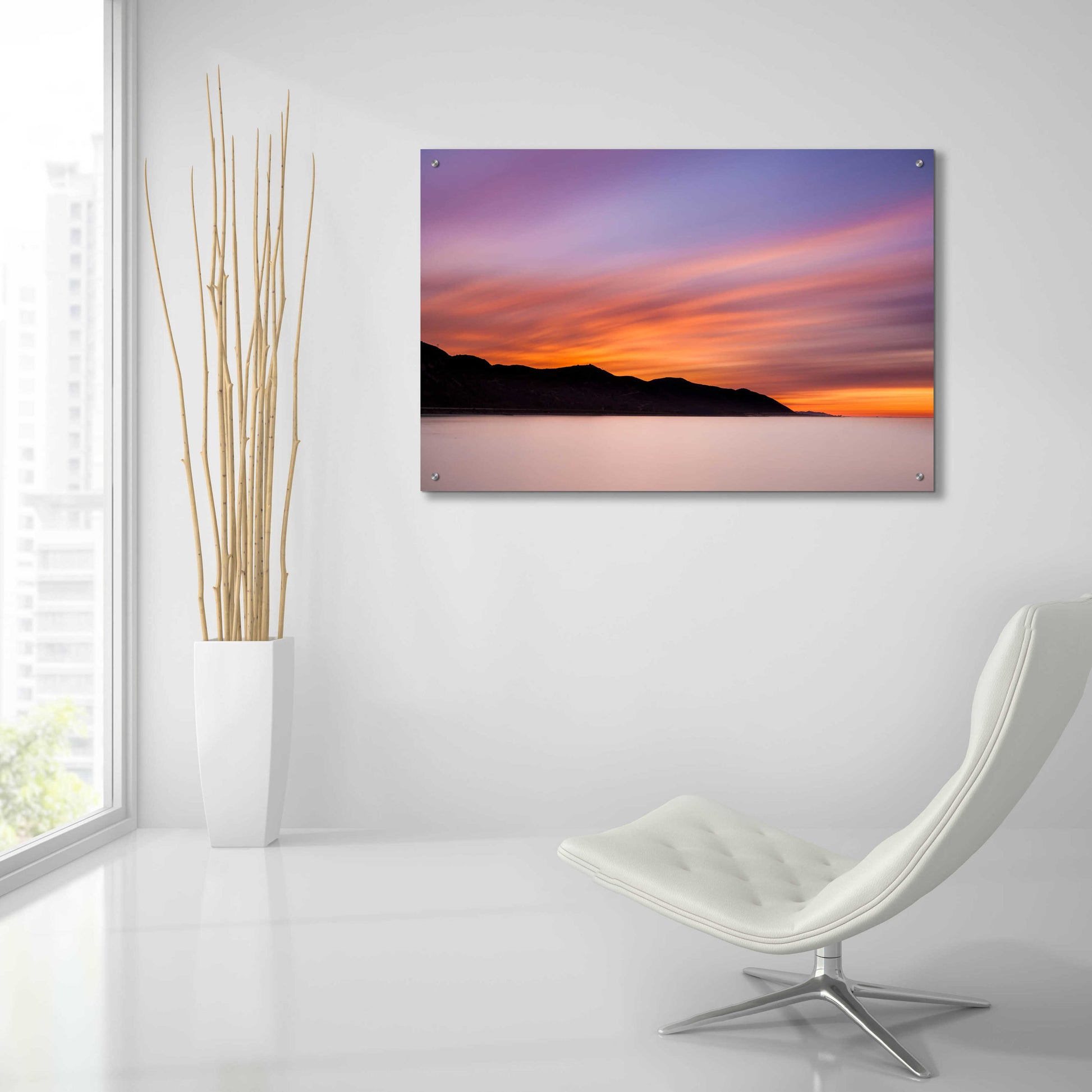 Epic Art 'Streaking Dawn' by Chris Moyer, Acrylic Glass Wall Art,36x24