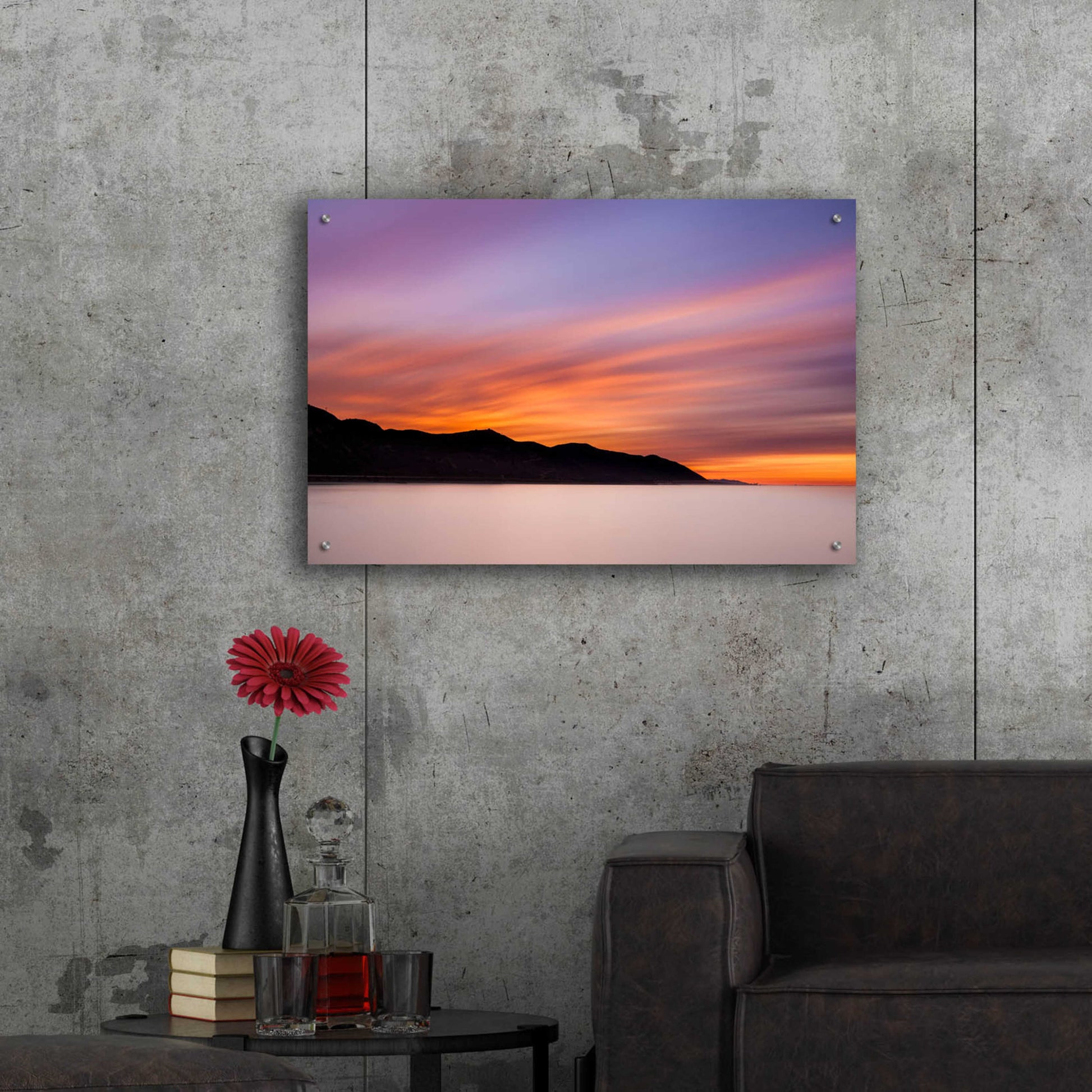 Epic Art 'Streaking Dawn' by Chris Moyer, Acrylic Glass Wall Art,36x24