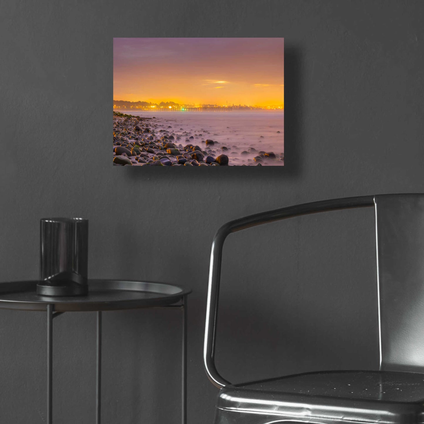 Epic Art 'Sunrise At Surfer's Point' by Chris Moyer, Acrylic Glass Wall Art,16x12