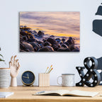 Wet Rock Reflections by Chris Moyer - 16x12 acrylic wall art in a room