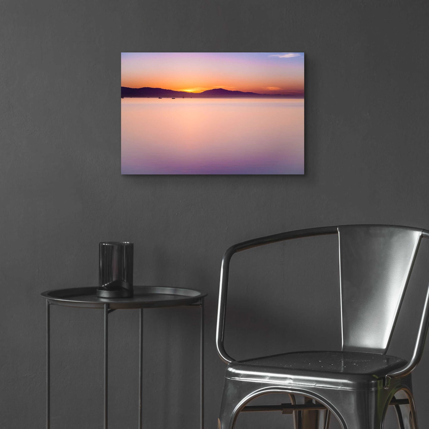 Epic Art 'Simple Sunrise' by Chris Moyer, Acrylic Glass Wall Art,24x16