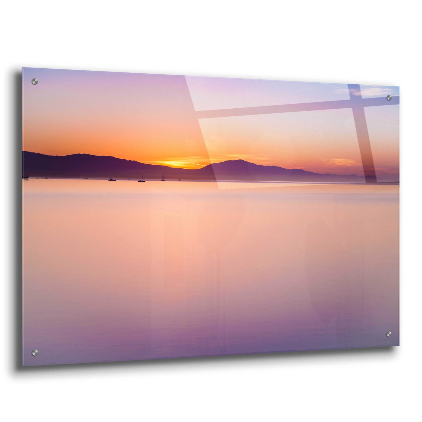 Epic Art 'Simple Sunrise' by Chris Moyer, Acrylic Glass Wall Art,36x24