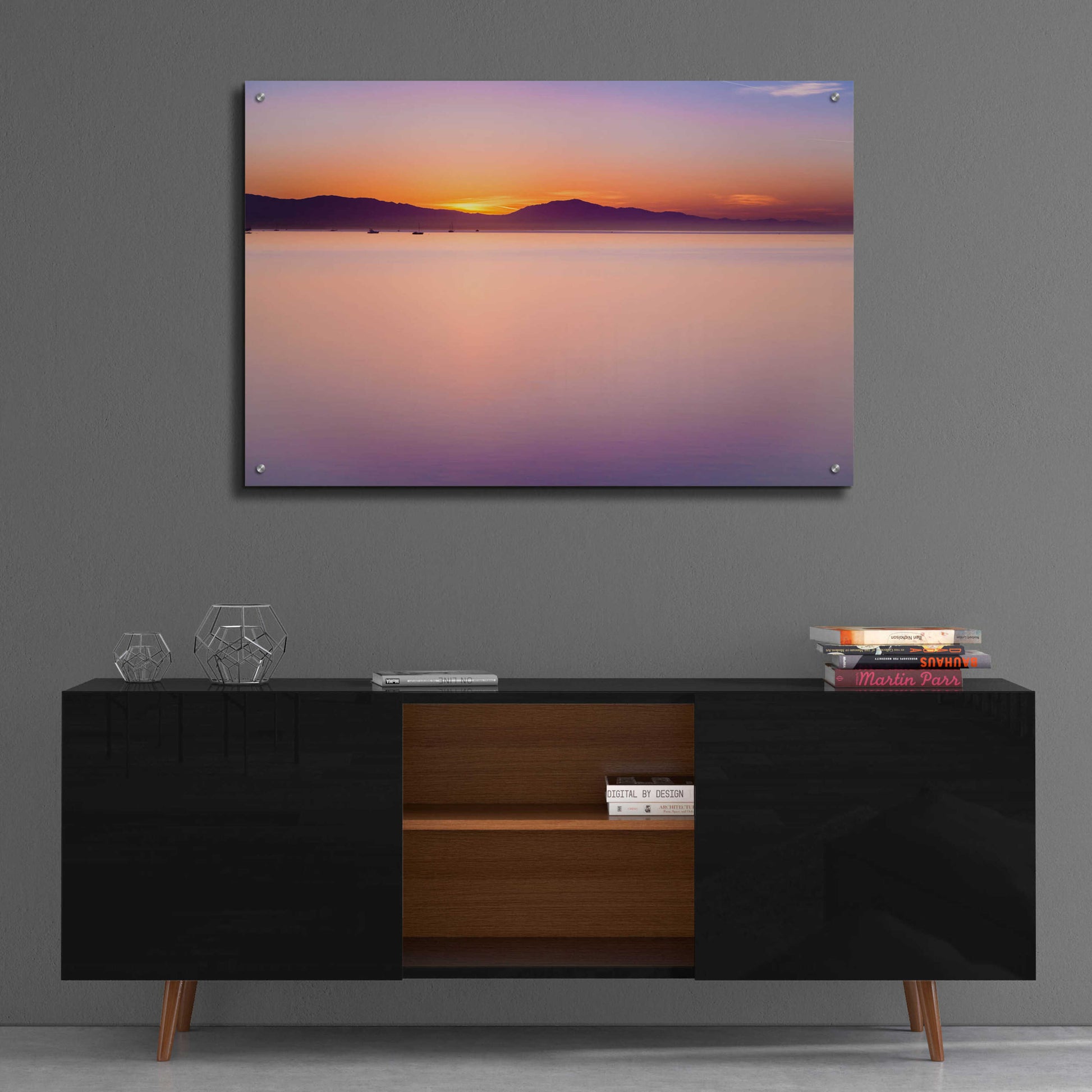 Epic Art 'Simple Sunrise' by Chris Moyer, Acrylic Glass Wall Art,36x24