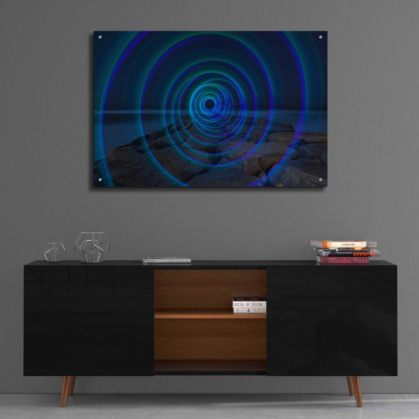 Epic Art 'Enter the Void' by Chris Moyer, Acrylic Glass Wall Art,36x24