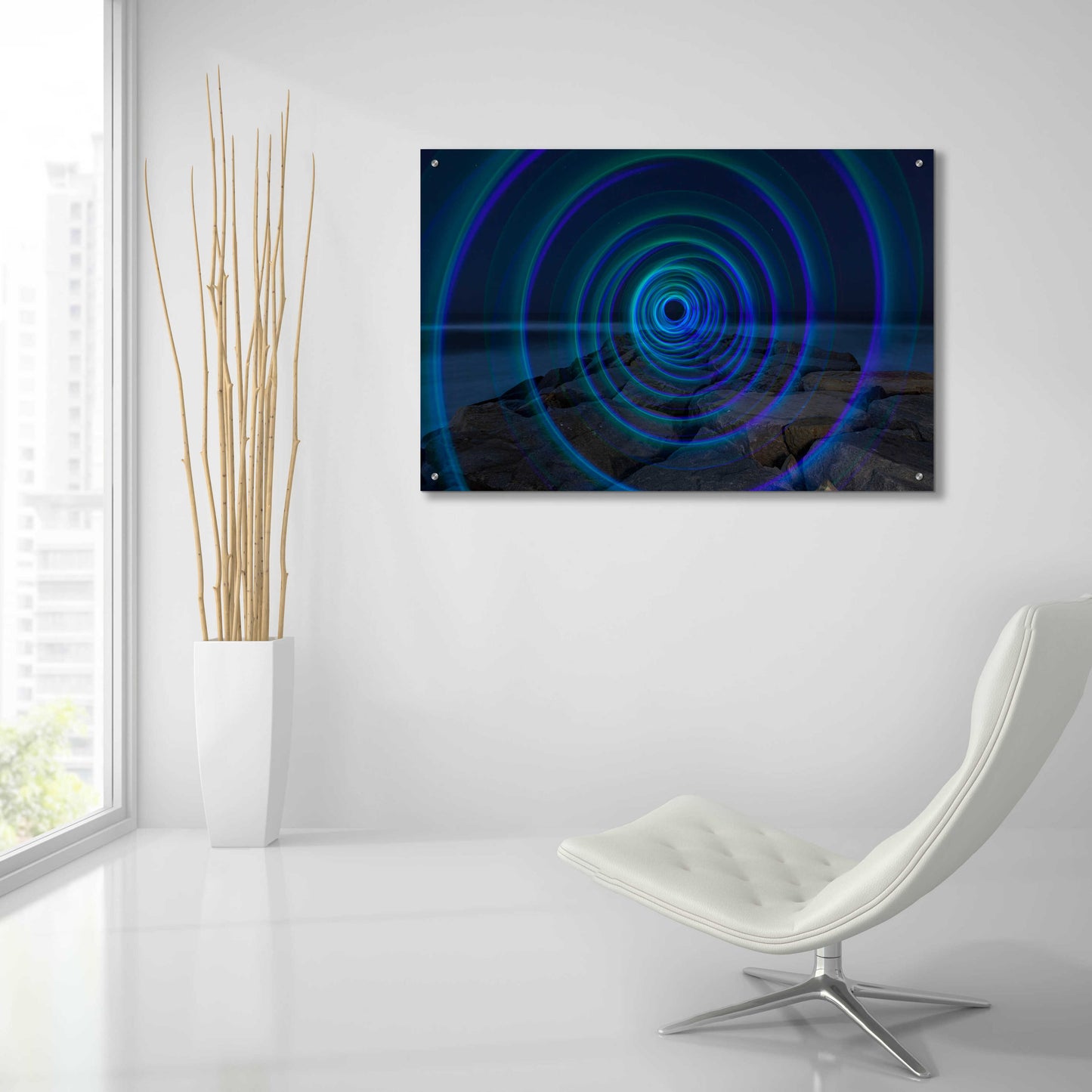 Epic Art 'Enter the Void' by Chris Moyer, Acrylic Glass Wall Art,36x24