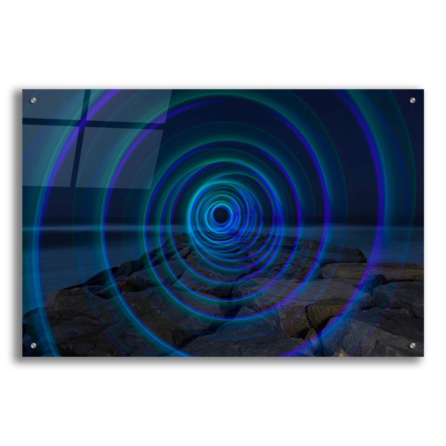 Epic Art 'Enter the Void' by Chris Moyer, Acrylic Glass Wall Art,36x24