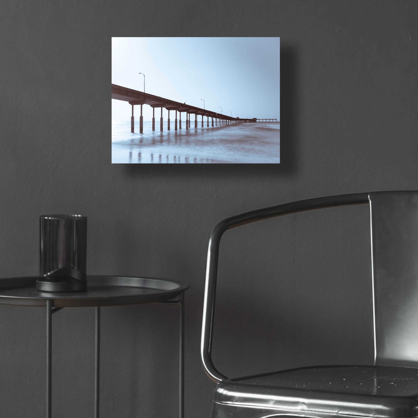 Epic Art 'Pier Tone' by Chris Moyer, Acrylic Glass Wall Art,16x12