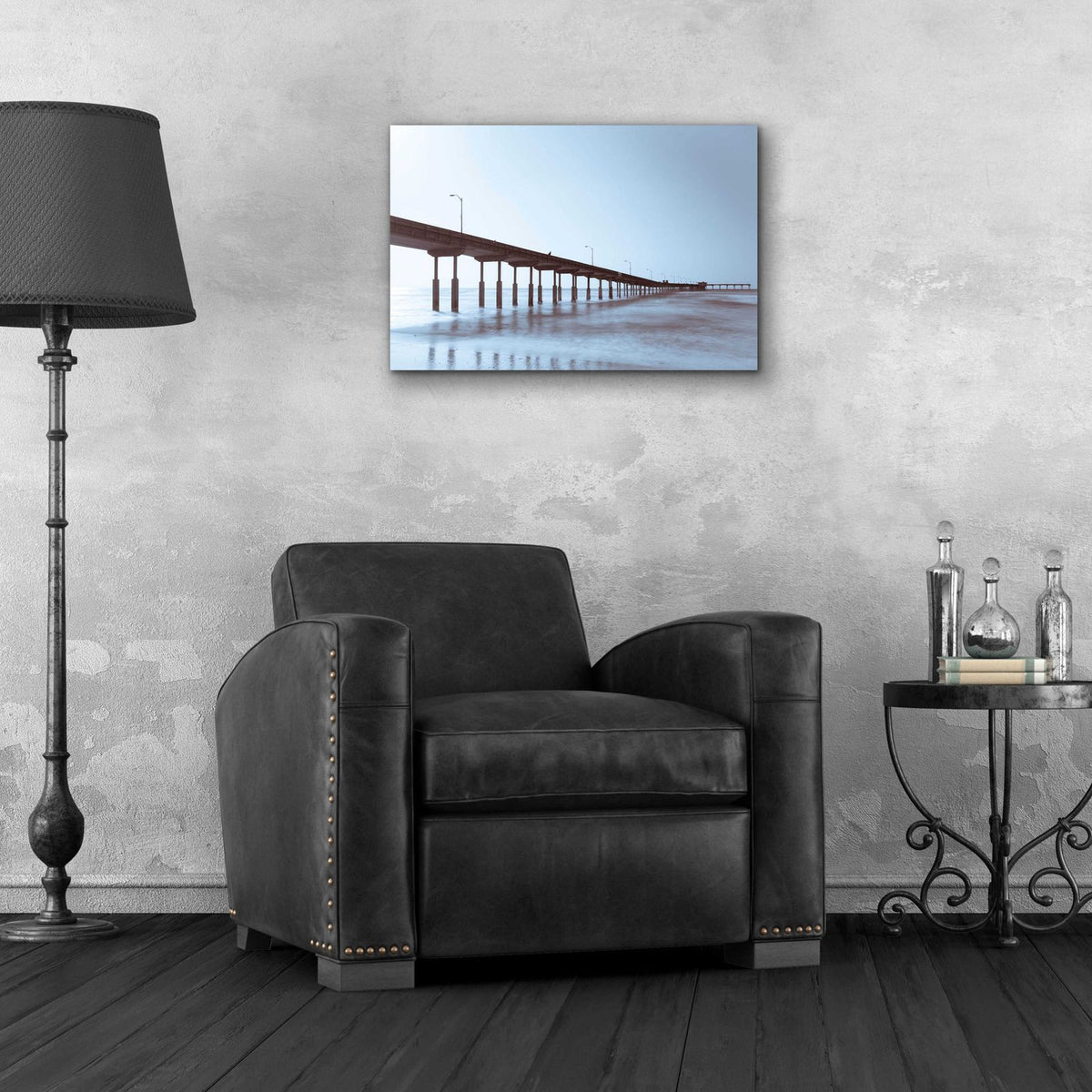Pier Tone by Chris Moyer - 24x16 acrylic wall art in a room