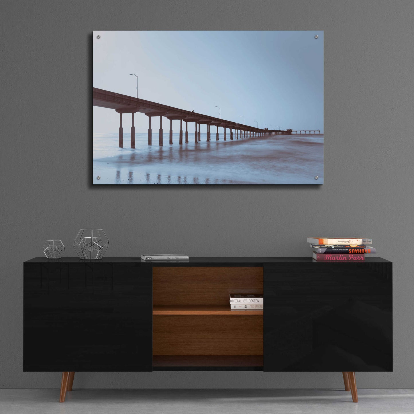 Epic Art 'Pier Tone' by Chris Moyer, Acrylic Glass Wall Art,36x24