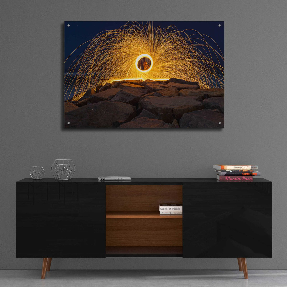 Ponto Bursting by Chris Moyer - 36x24 acrylic wall art in a room