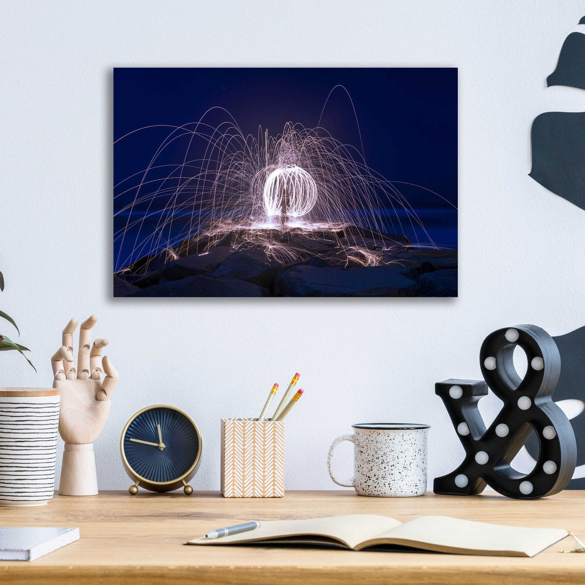 Wool Ball by Chris Moyer - 16x12 acrylic wall art in a room