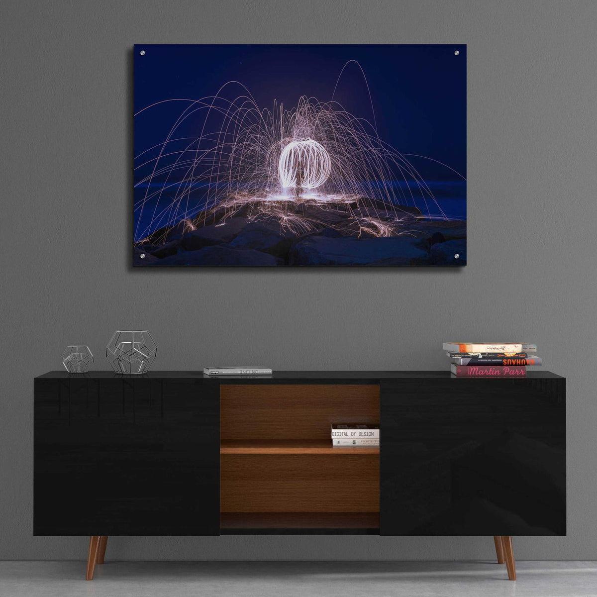 Wool Ball by Chris Moyer - 36x24 acrylic wall art in a room