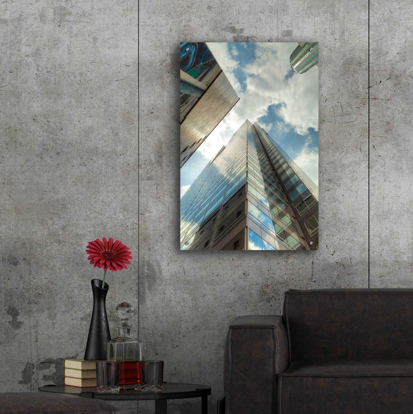 Epic Art 'Imposing' by Chris Moyer, Acrylic Glass Wall Art,24x36