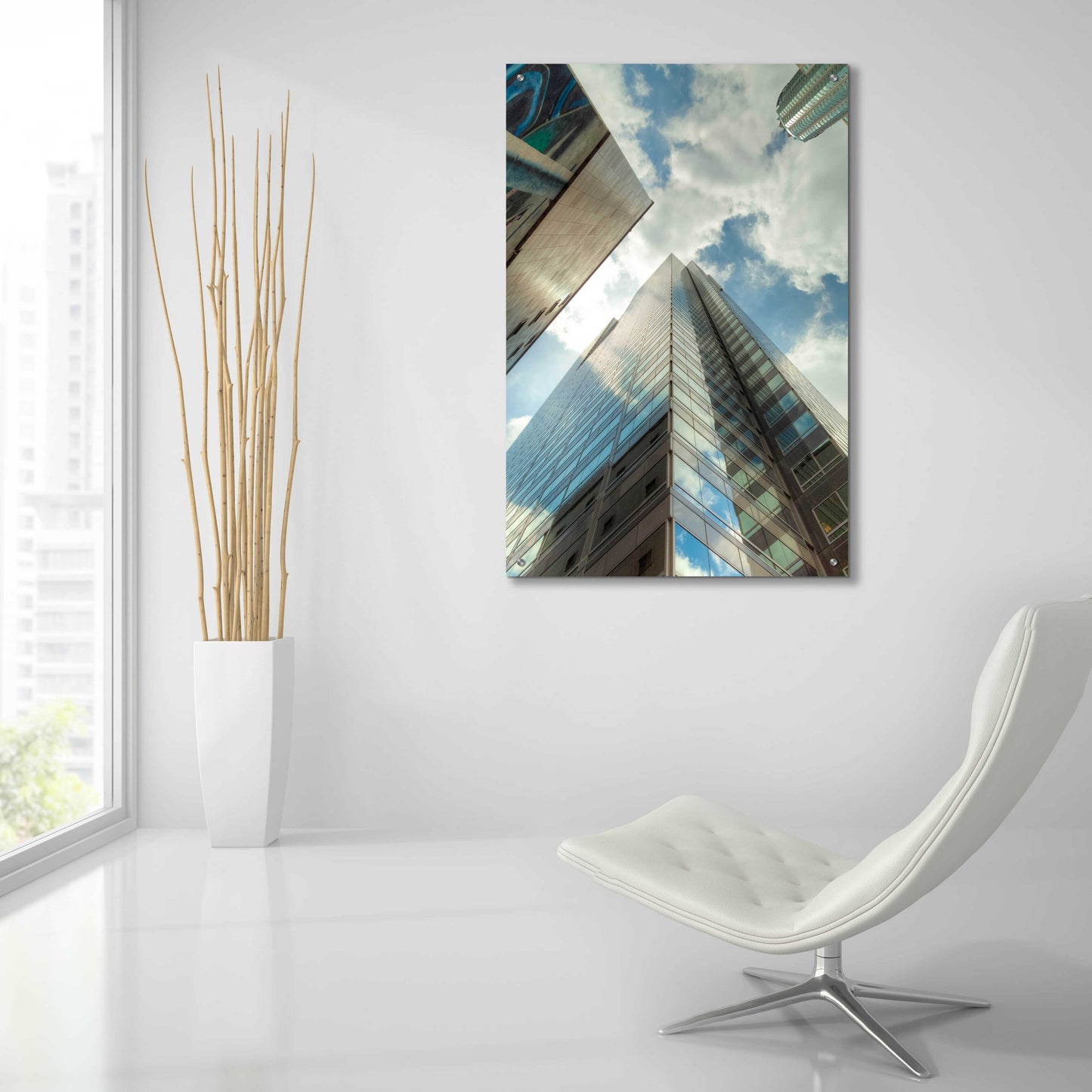 Epic Art 'Imposing' by Chris Moyer, Acrylic Glass Wall Art,24x36