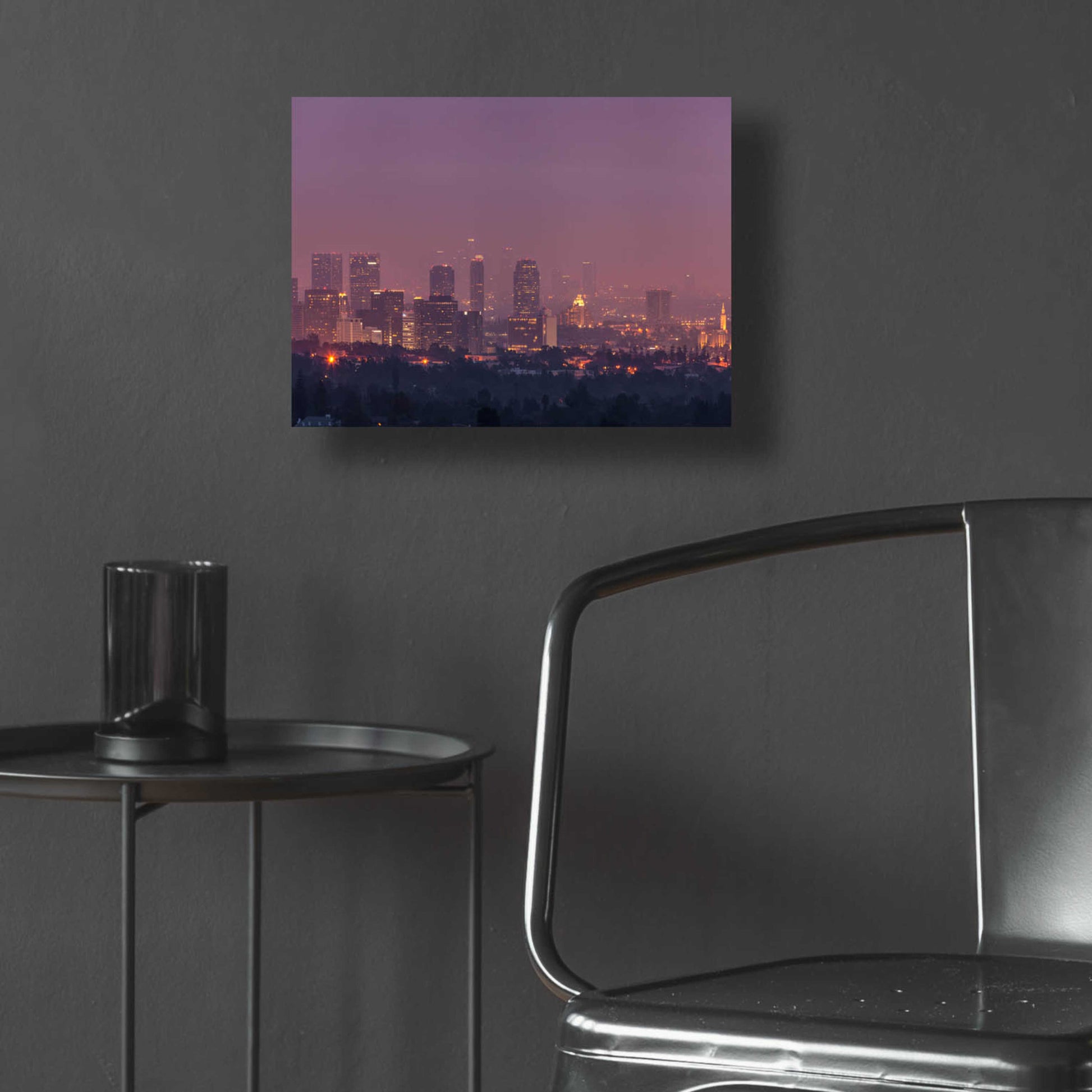 Epic Art 'LA's Early Morning Light' by Chris Moyer, Acrylic Glass Wall Art,16x12