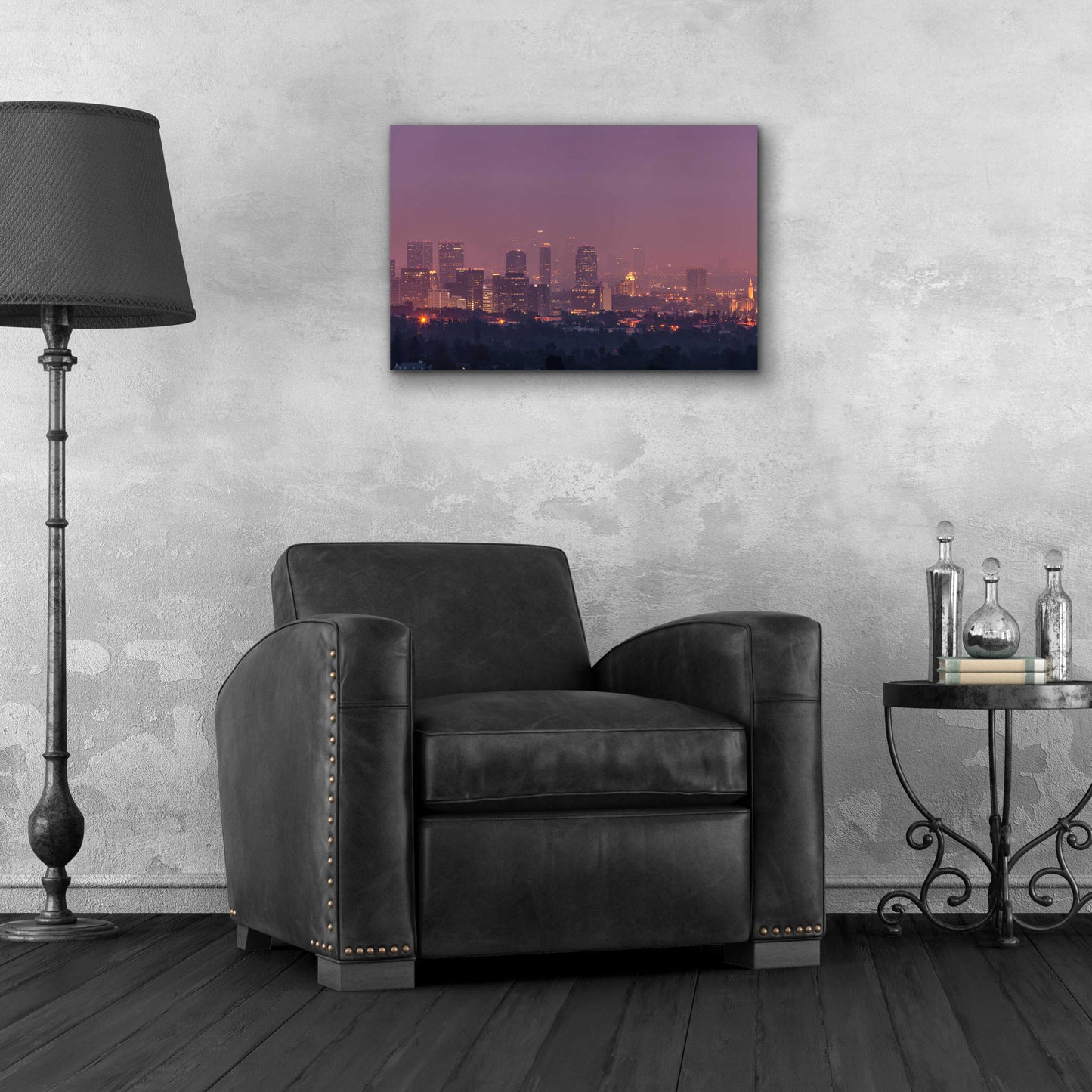 Epic Art 'LA's Early Morning Light' by Chris Moyer, Acrylic Glass Wall Art,24x16