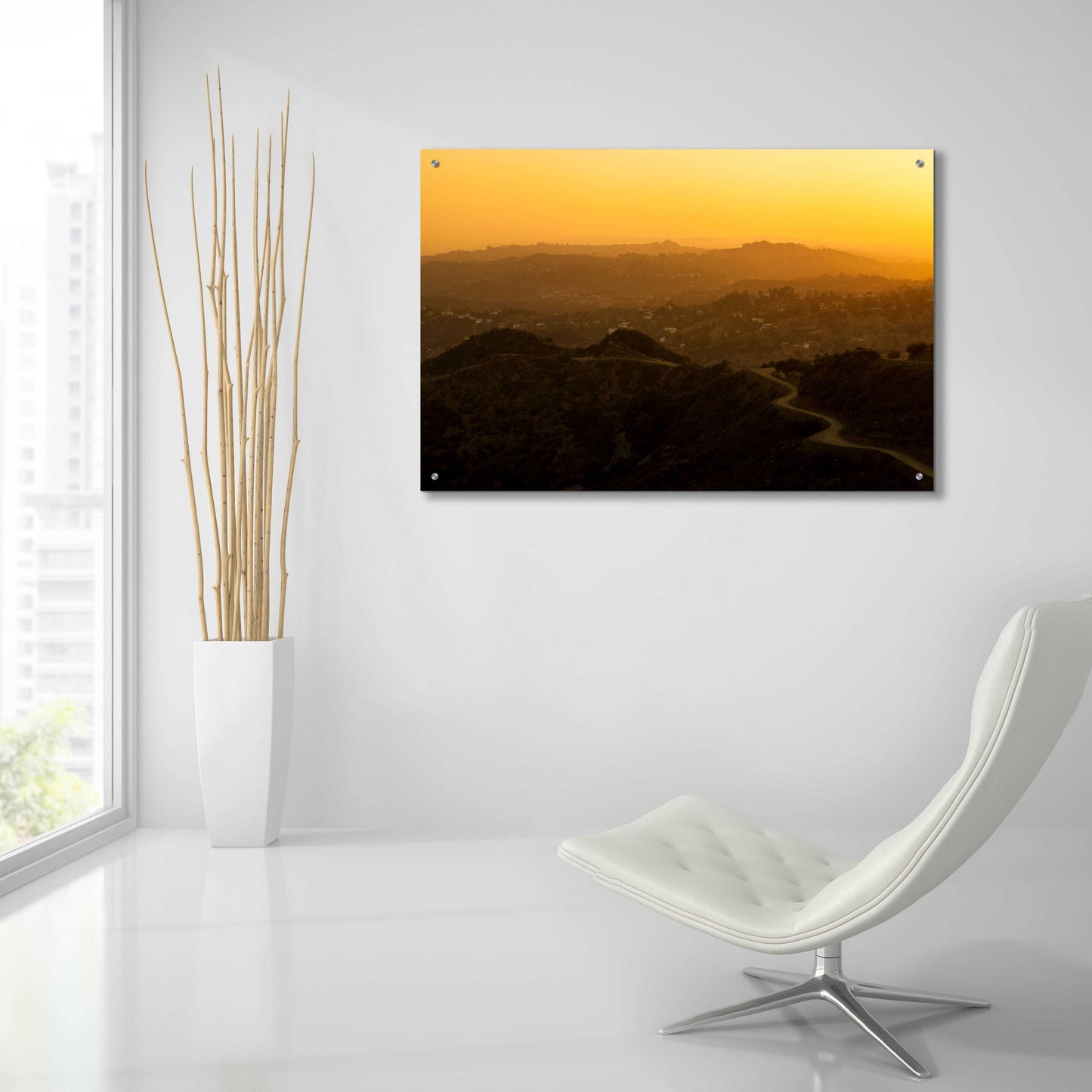 Epic Art 'Sunset Layers' by Chris Moyer, Acrylic Glass Wall Art,36x24