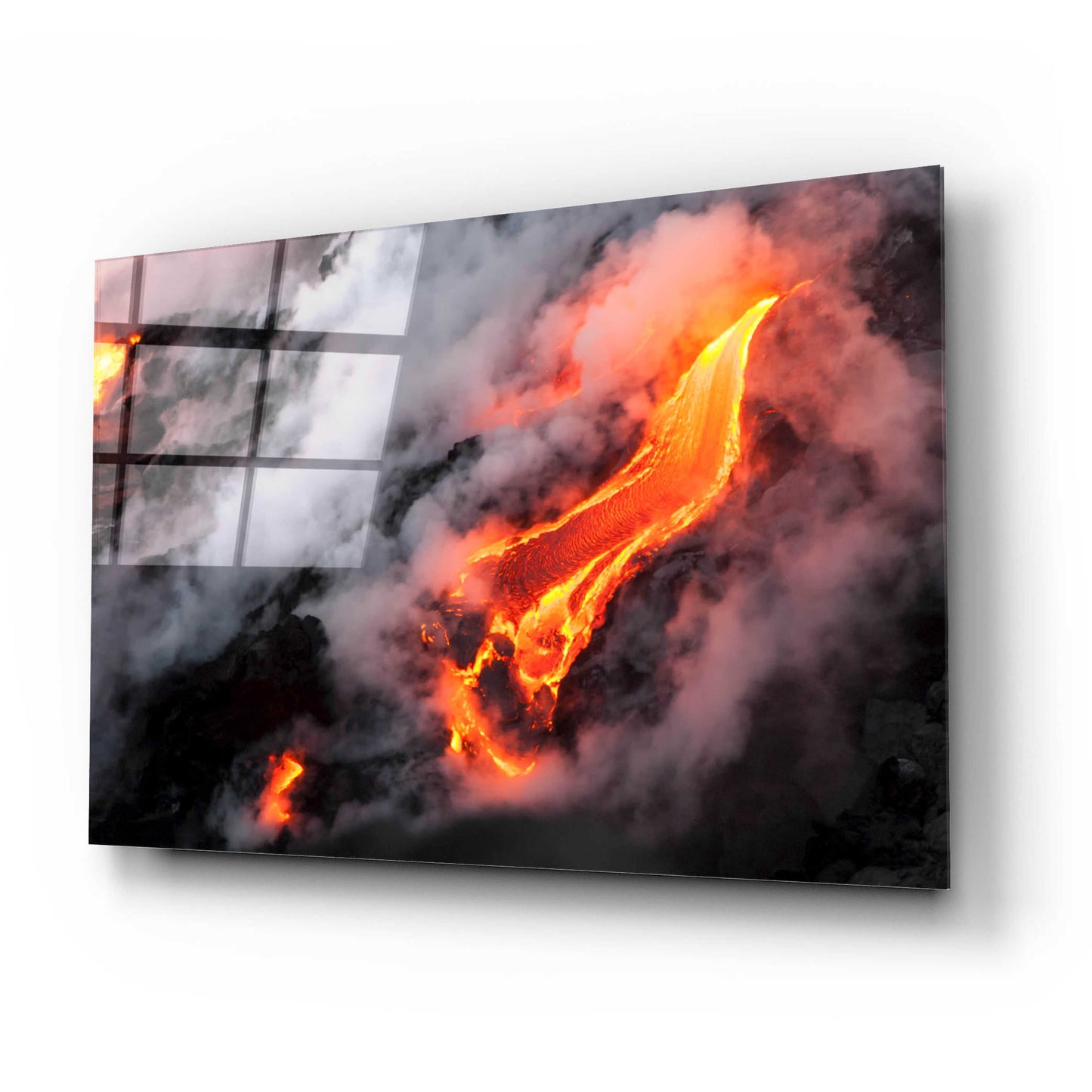 Epic Art 'Dragon?s Tongue' by Chris Moyer, Acrylic Glass Wall Art,24x16