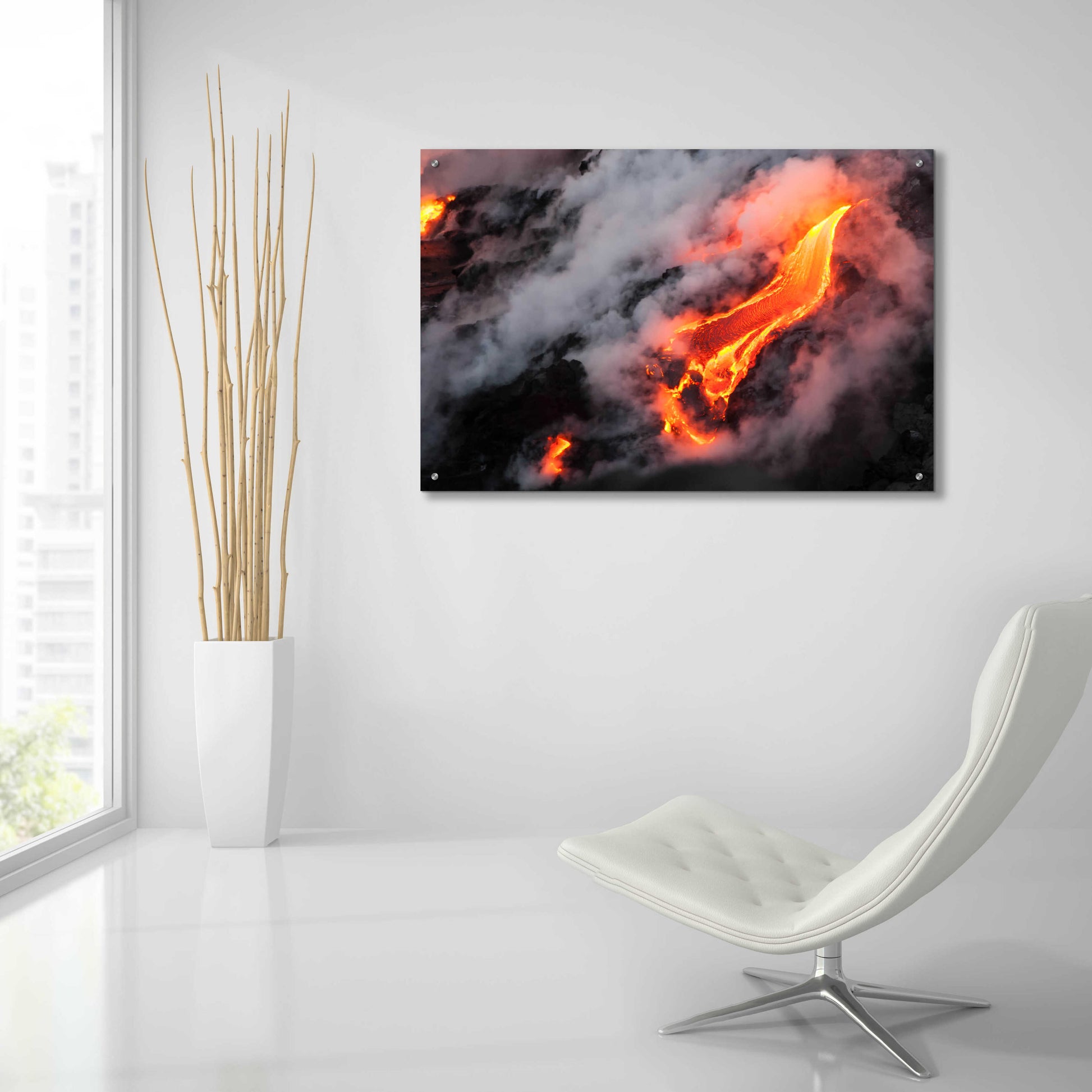 Epic Art 'Dragon?s Tongue' by Chris Moyer, Acrylic Glass Wall Art,36x24