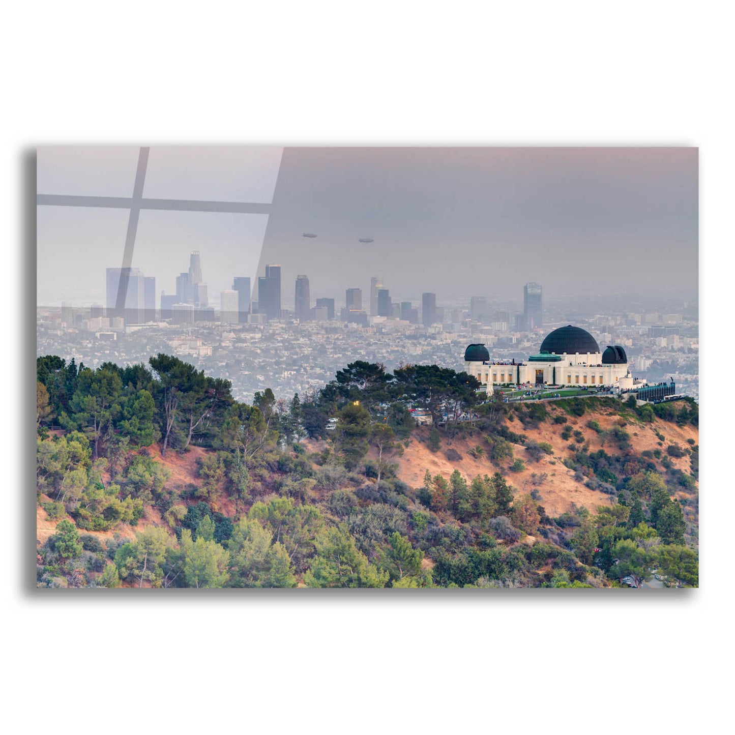 Epic Art 'Griffith Over LA' by Chris Moyer, Acrylic Glass Wall Art,16x12