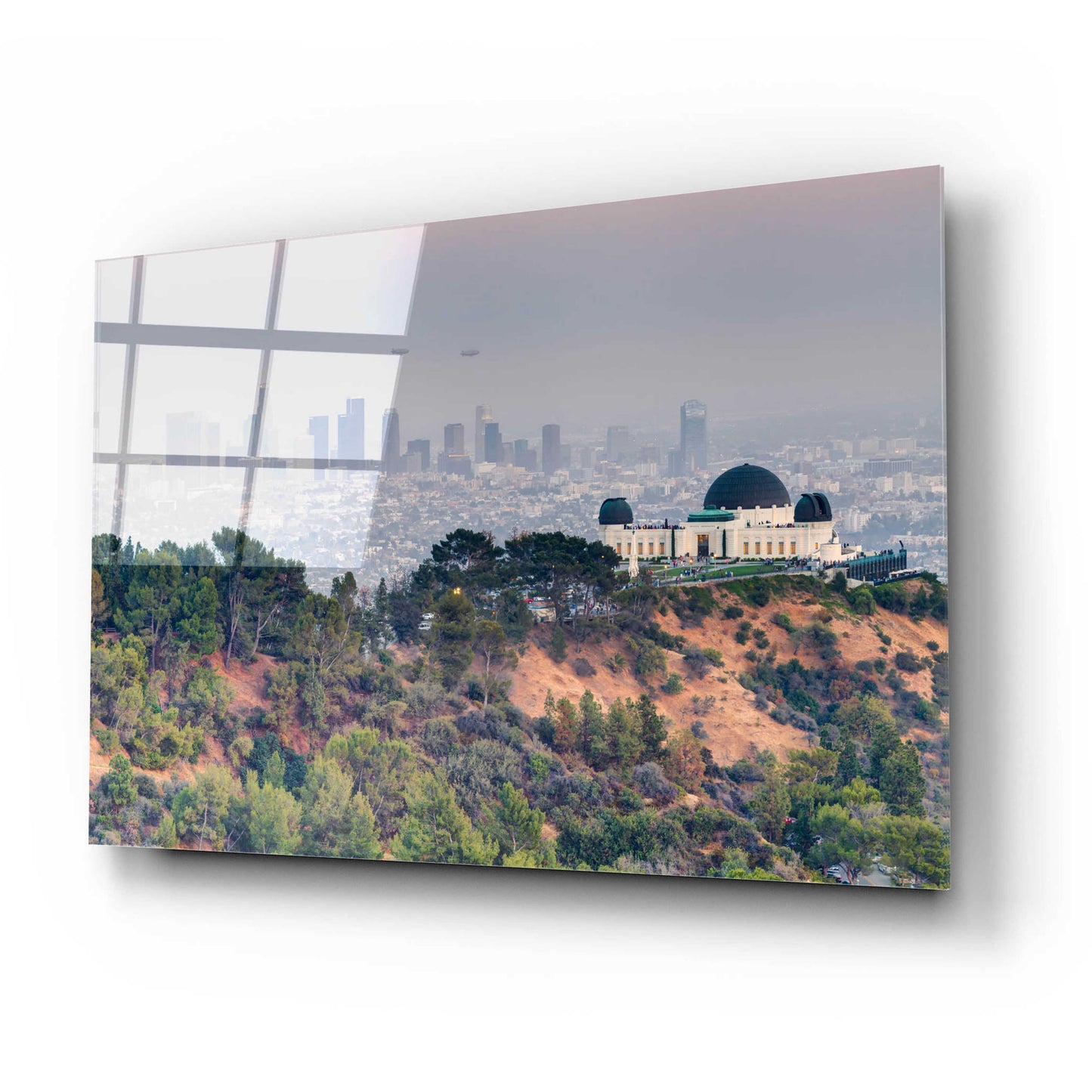 Epic Art 'Griffith Over LA' by Chris Moyer, Acrylic Glass Wall Art,24x16