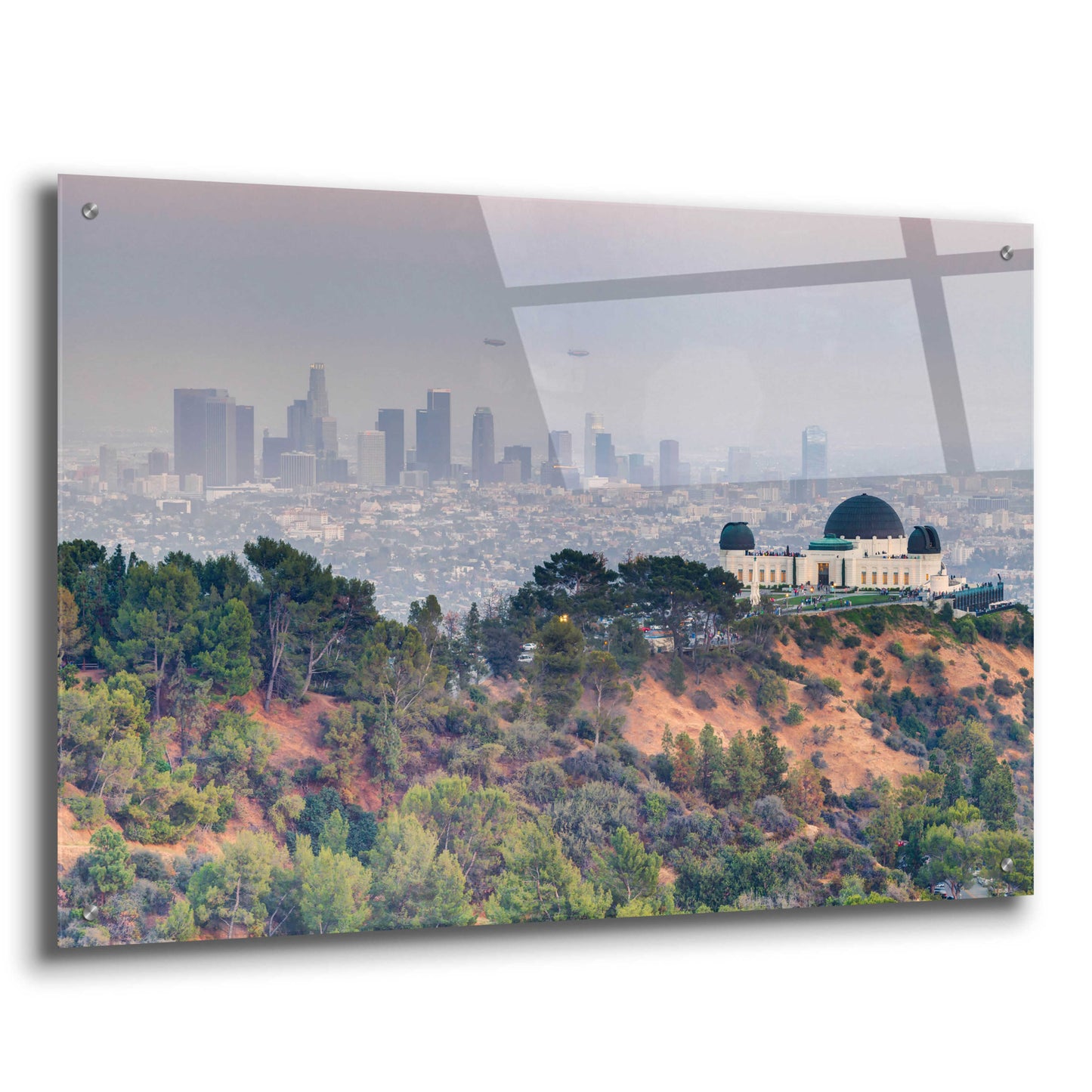 Epic Art 'Griffith Over LA' by Chris Moyer, Acrylic Glass Wall Art,36x24