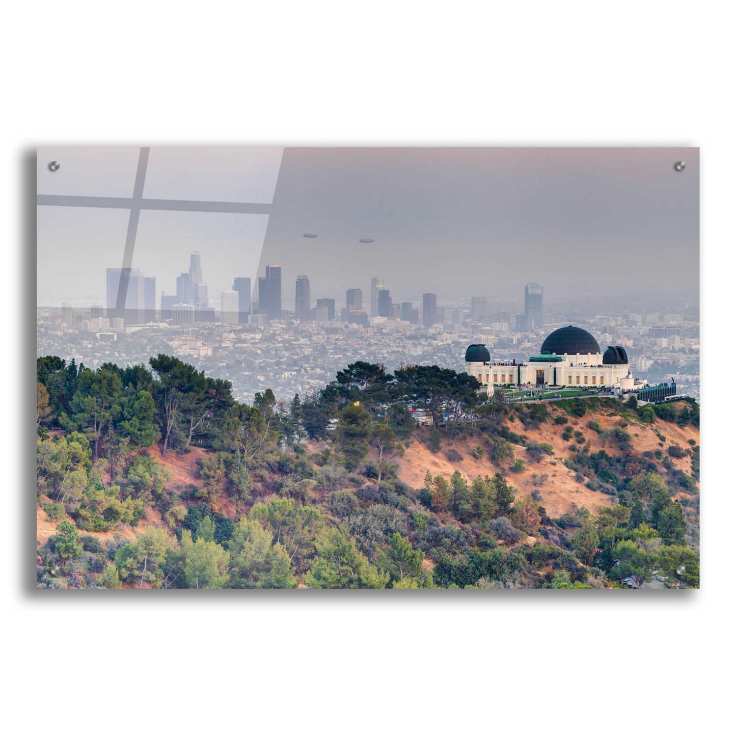 Epic Art 'Griffith Over LA' by Chris Moyer, Acrylic Glass Wall Art,36x24