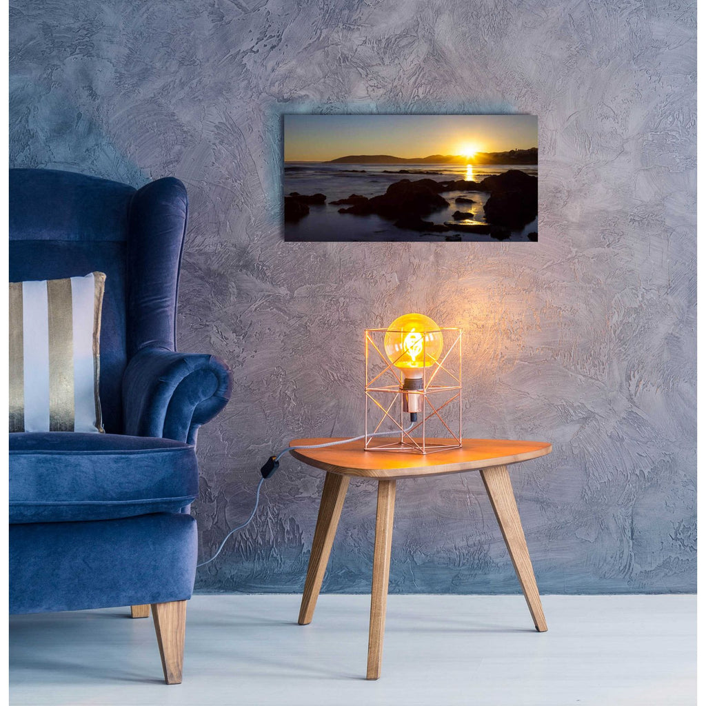 Pismo Sunset by Chris Moyer - 24x12 acrylic wall art in a room