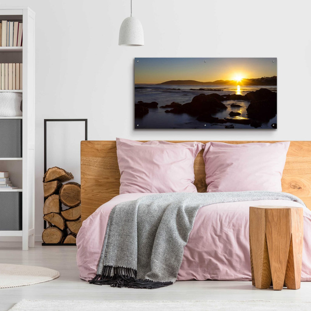 Pismo Sunset by Chris Moyer - 48x24 acrylic wall art in a room