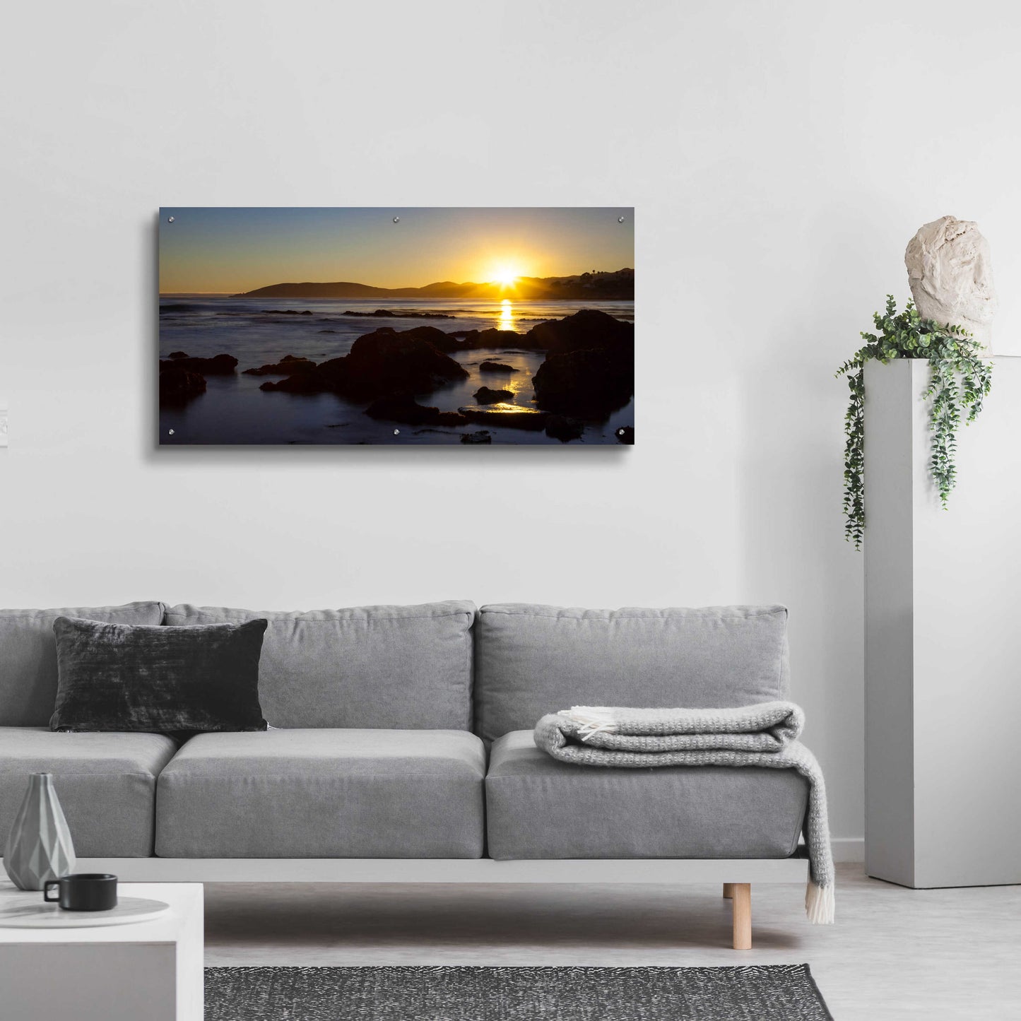 Epic Art 'Pismo Sunset' by Chris Moyer, Acrylic Glass Wall Art,48x24