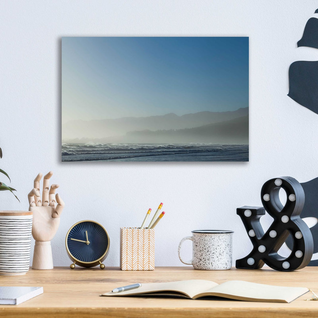 Relax in Blue by Chris Moyer - 16x12 acrylic wall art in a room